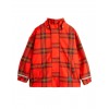 Tartan Edelweiss fleece jacket red