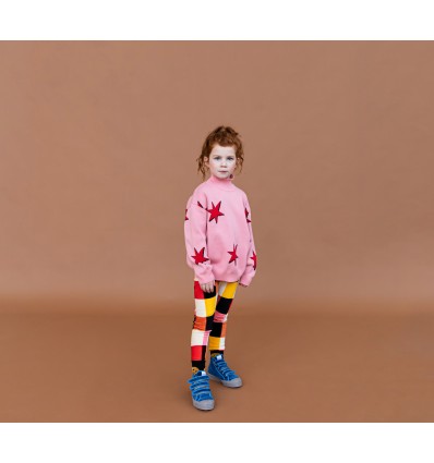 Pink Star Sweater Turteneck