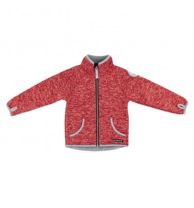 Chaqueta polar roja