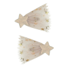 Tulle shooting star clips