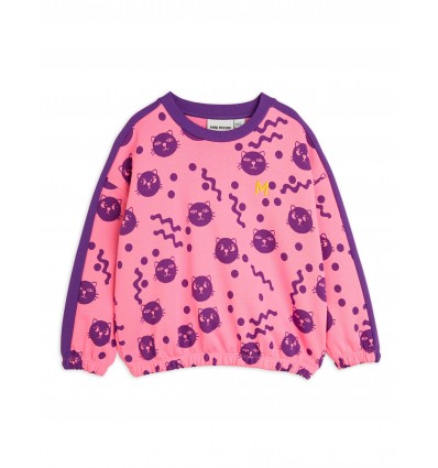 sudadera rosa gatos