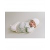 newborn take me home knitted outfit mint dots