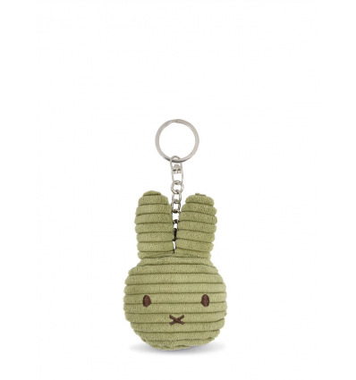 miffy charm keychain corduroy green