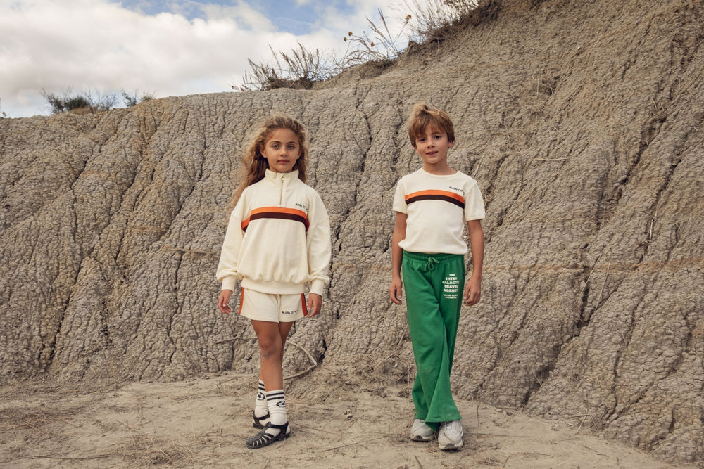 Colección SS26 Mini Rodini, moda infantil sostenible disponible en Älva for Kids Madrid