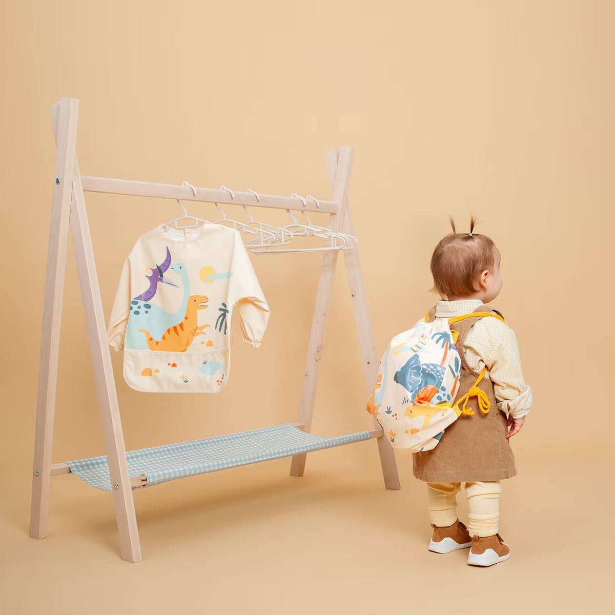 Babero con mangas jurassic