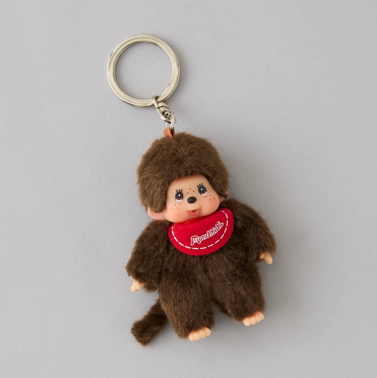 monchhichi llavero babero rojo