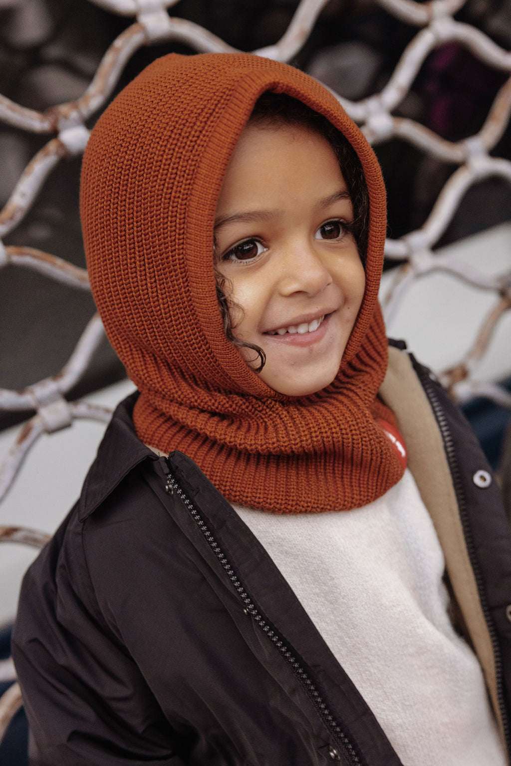 Pasamontañas Punto Marrón