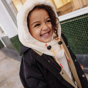 Pasamontañas Polar Crema