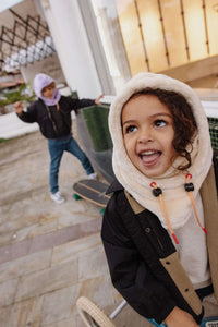 Pasamontañas Polar Crema