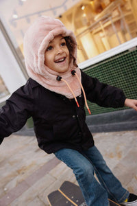 Pasamontañas Polar Rosa