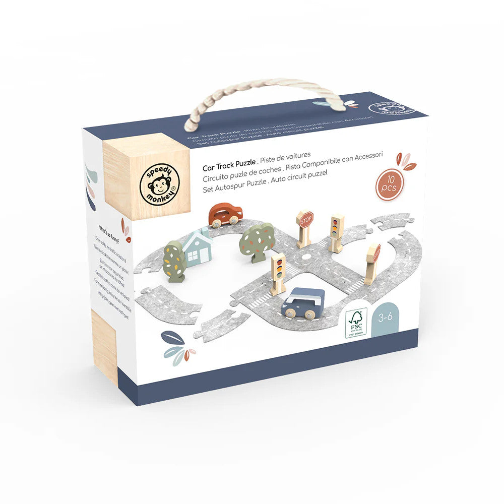 Pista de carreras con coches