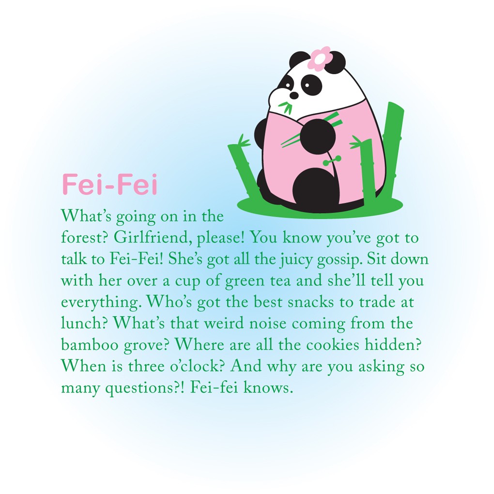 Mochila Panda Fei Fei