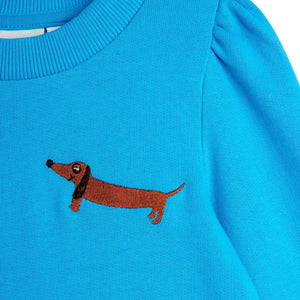Vestido Sudadera Perro Bordado