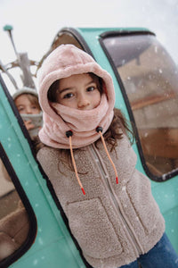 Pasamontañas Polar Rosa