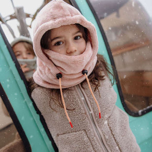 Pasamontañas Polar Rosa