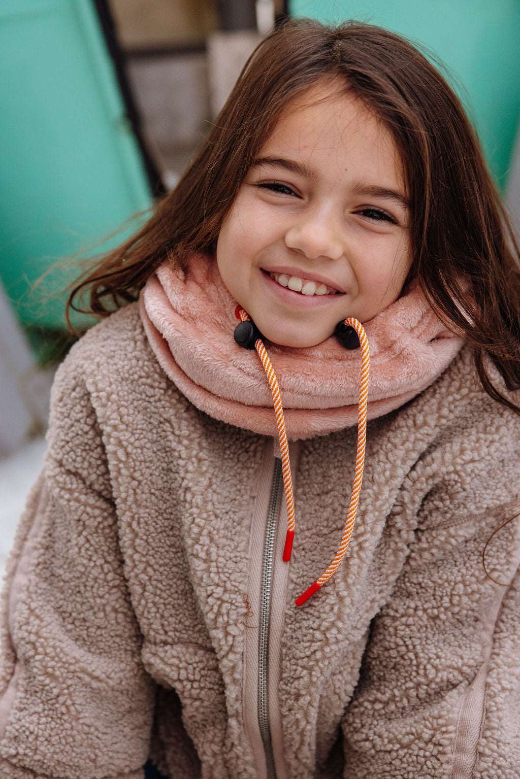 Pasamontañas Polar Rosa