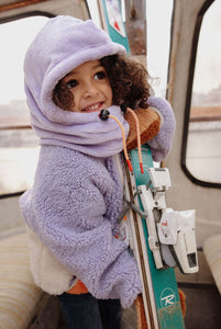 Pasamontañas Polar Lila