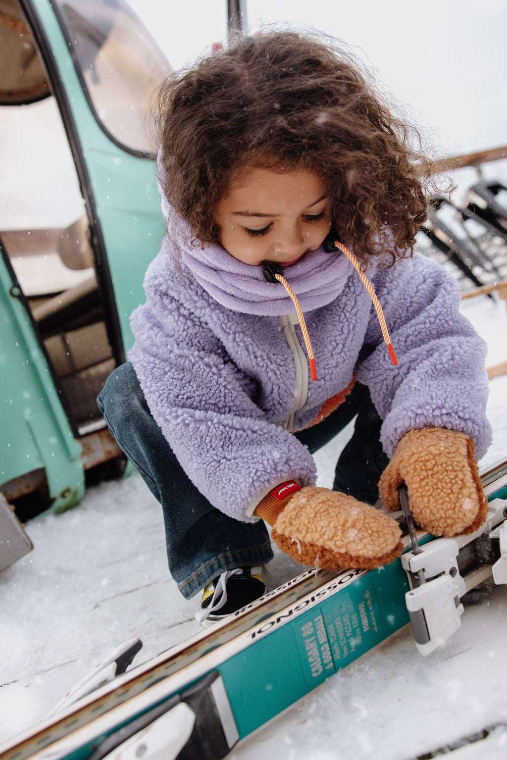 Pasamontañas Polar Lila