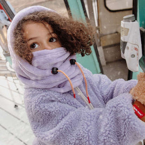 Pasamontañas Polar Lila