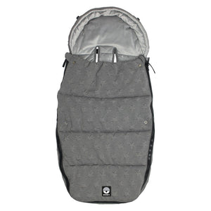 Saco universal polar gris estrellas relieve