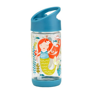 botella infantil tritán pajita sirena