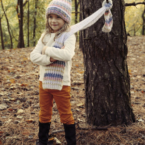 gorro punto suave lexieh + 4 años