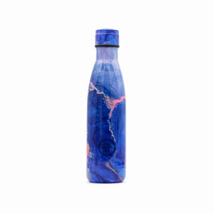 Botella acero flores LIQUID BLUE 500ml