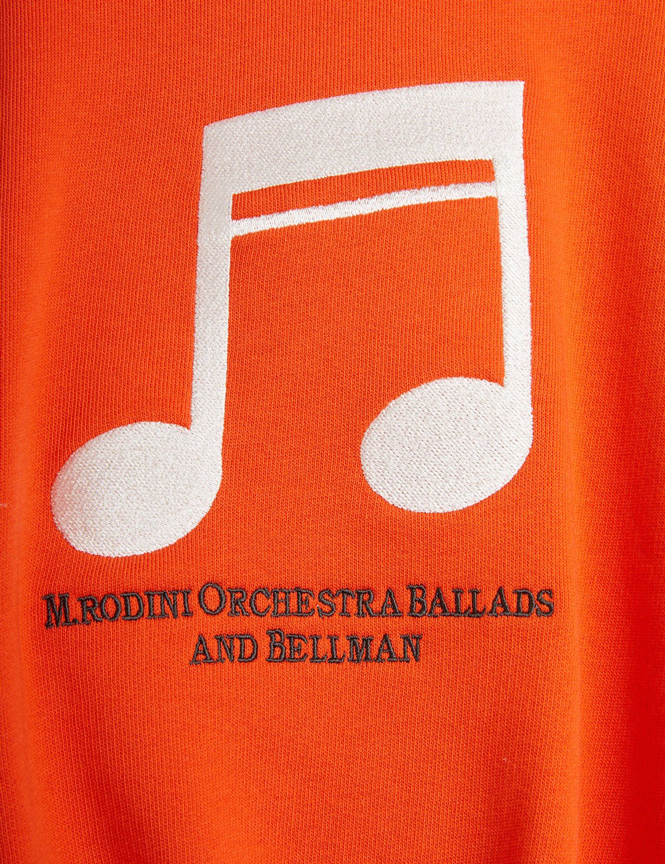 Sudadera nota musical bordada mini rodini