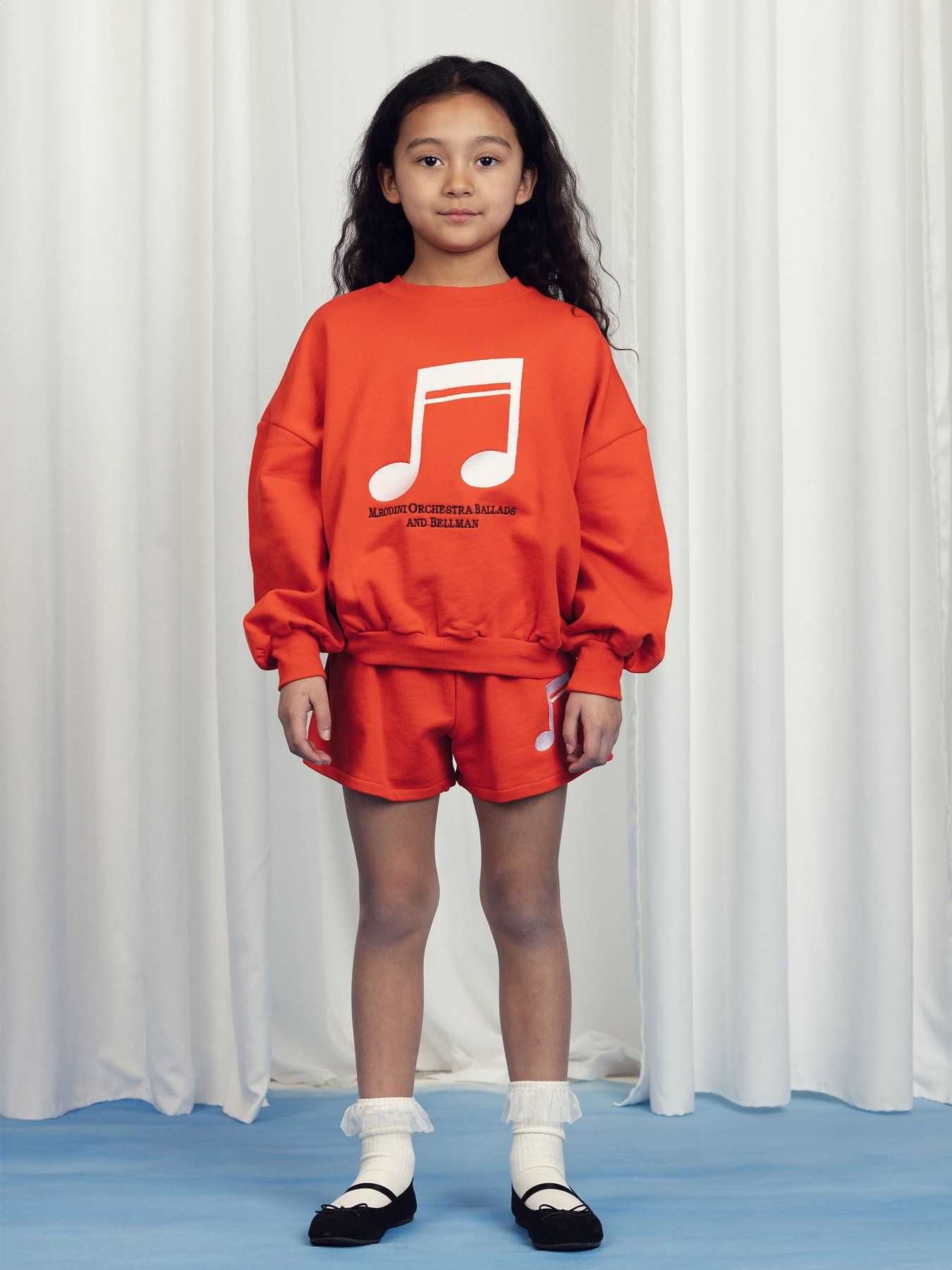 Sudadera nota musical bordada mini rodini