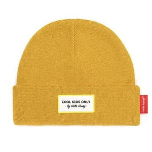 gorro beanie urban amarillo mostaza kid