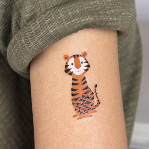 Tatuajes temporales animales salvajes