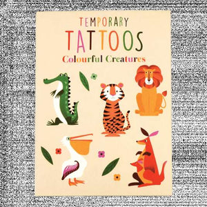 Tatuajes temporales animales salvajes