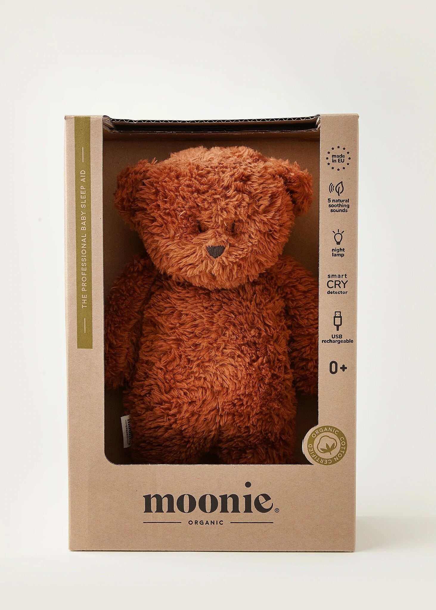 comprar moonie caramel bear peluche luz sonido envío gratis Alva