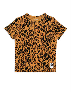 camiseta básica leopardo