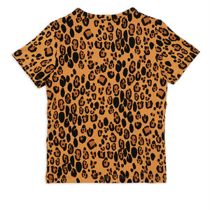 camiseta básica leopardo