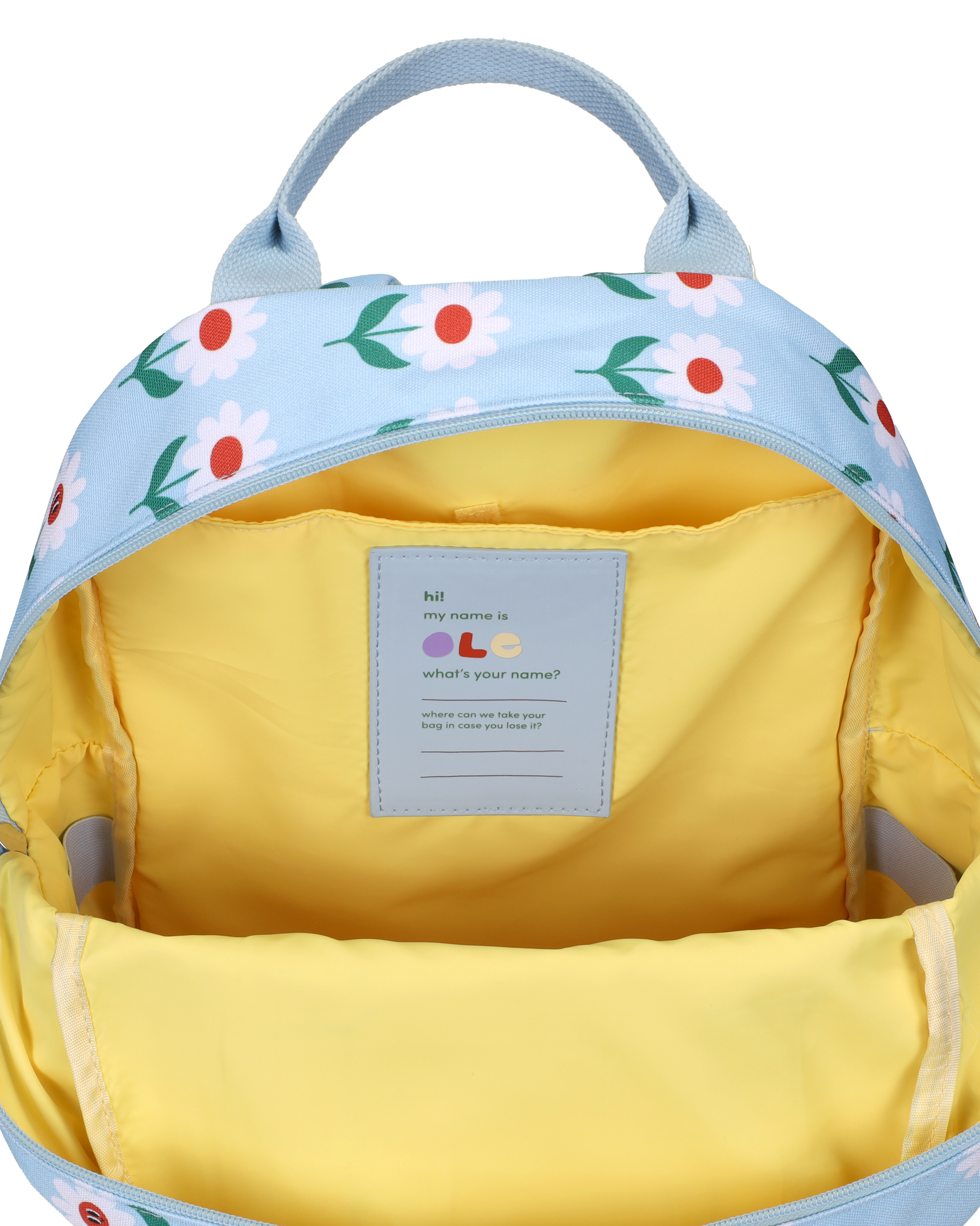Mochila escolar margaritas