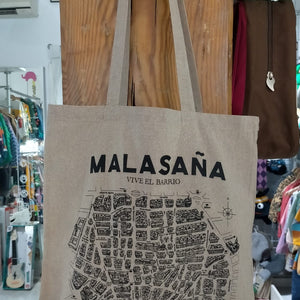 Bolsa tote mapa malasaña