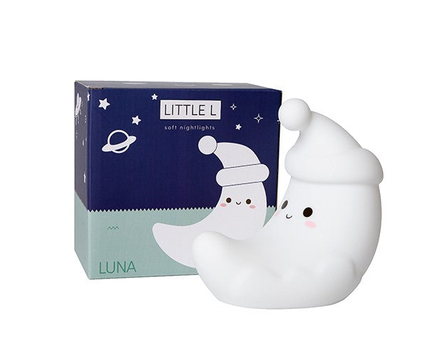 lámpara quitamiedos recargable luna mando