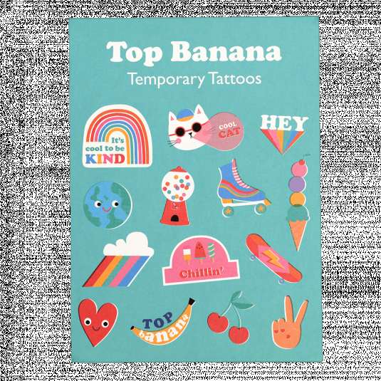 Tatuajes temporales top banana