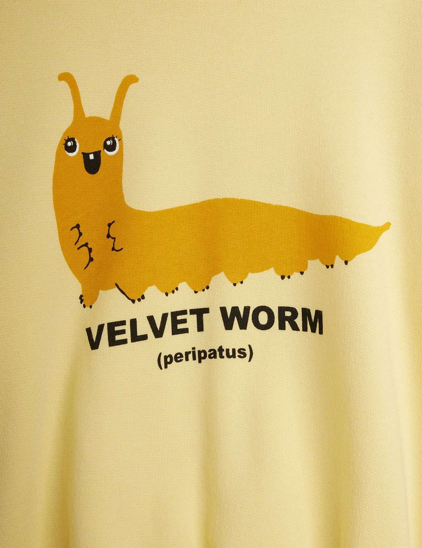 Sudadera velvet worm amarilla