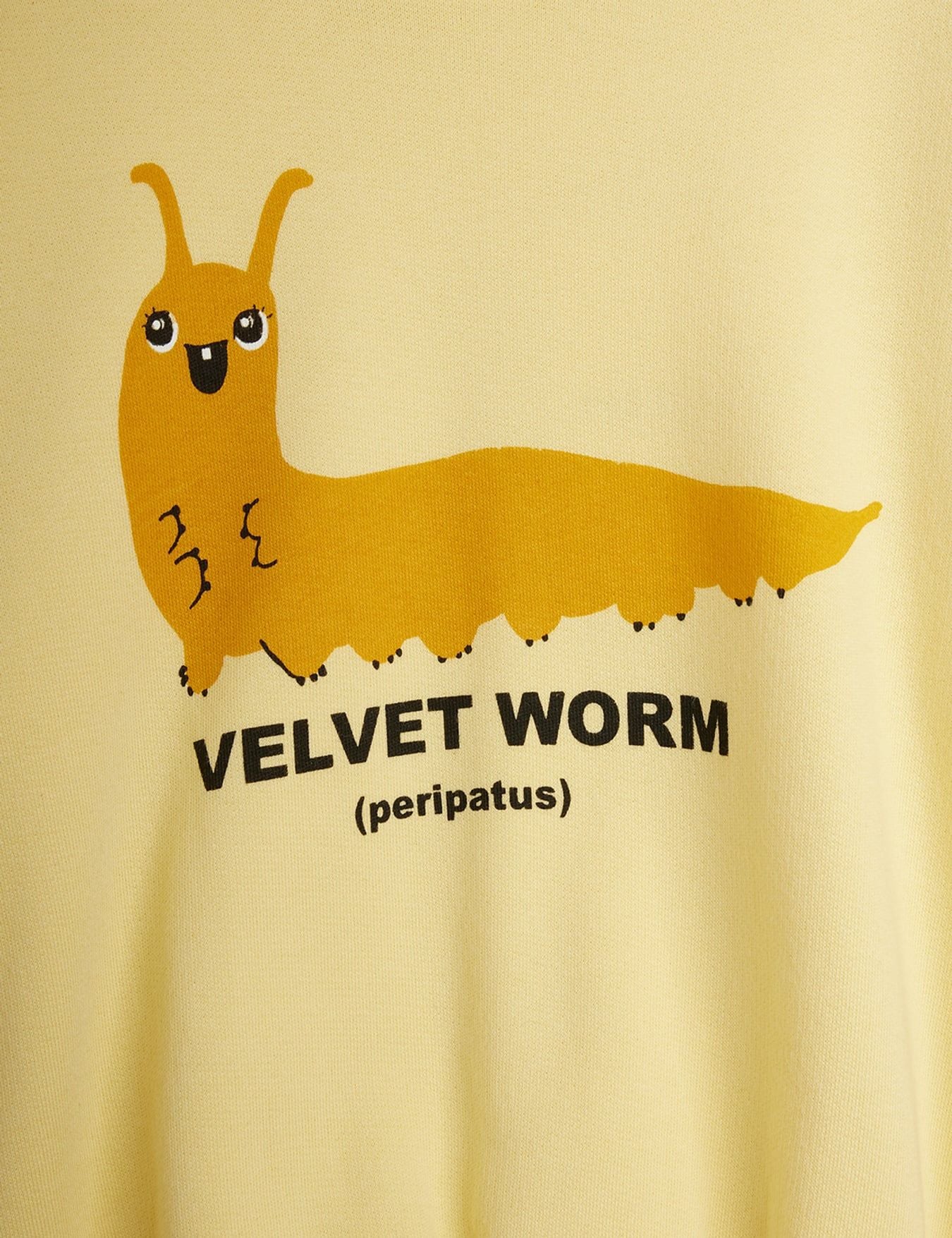 Sudadera velvet worm amarilla