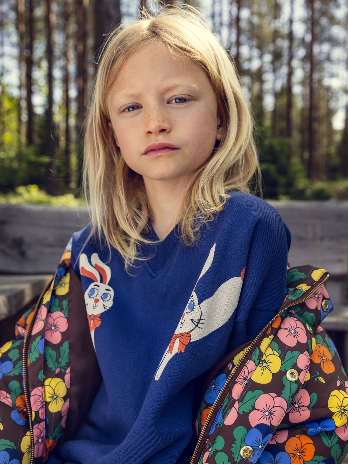 Sudadera rabbits azul