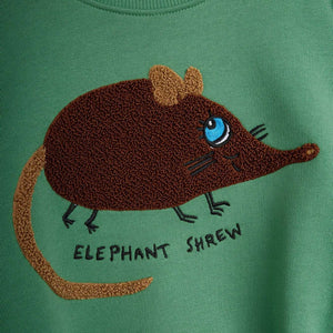 Sudadera Elephant Shrew verde