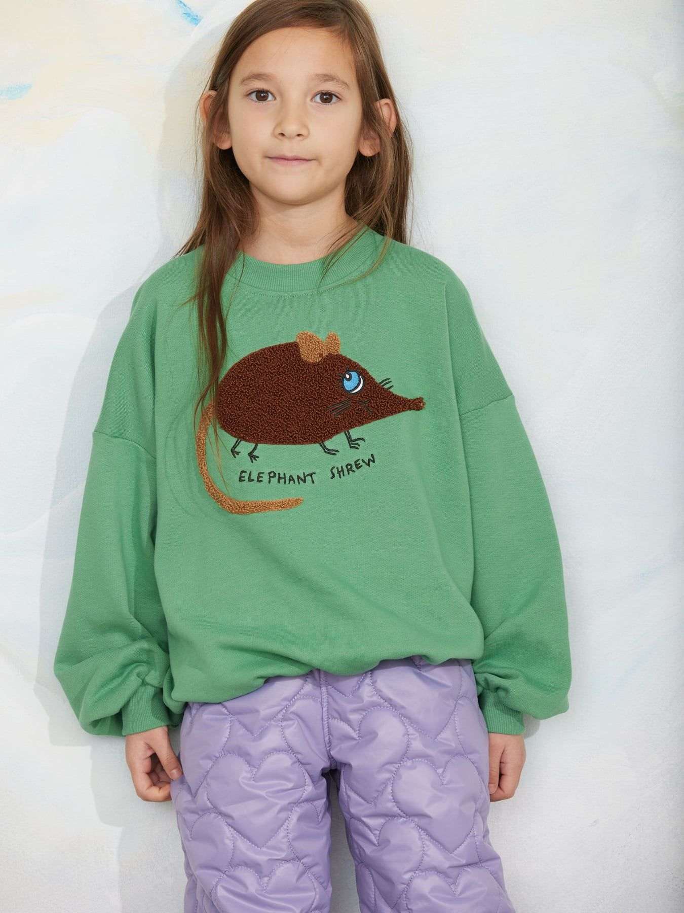 Sudadera Elephant Shrew verde