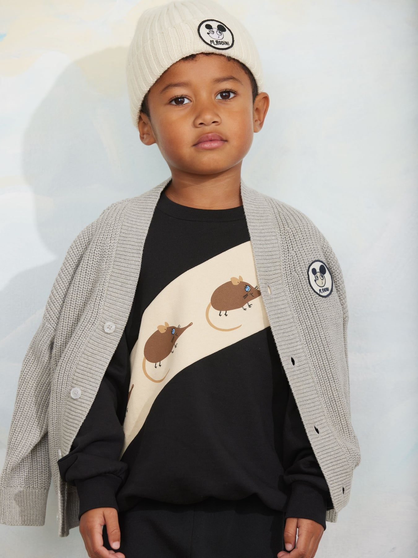 Sudadera Elephant Shrew Panel Negra