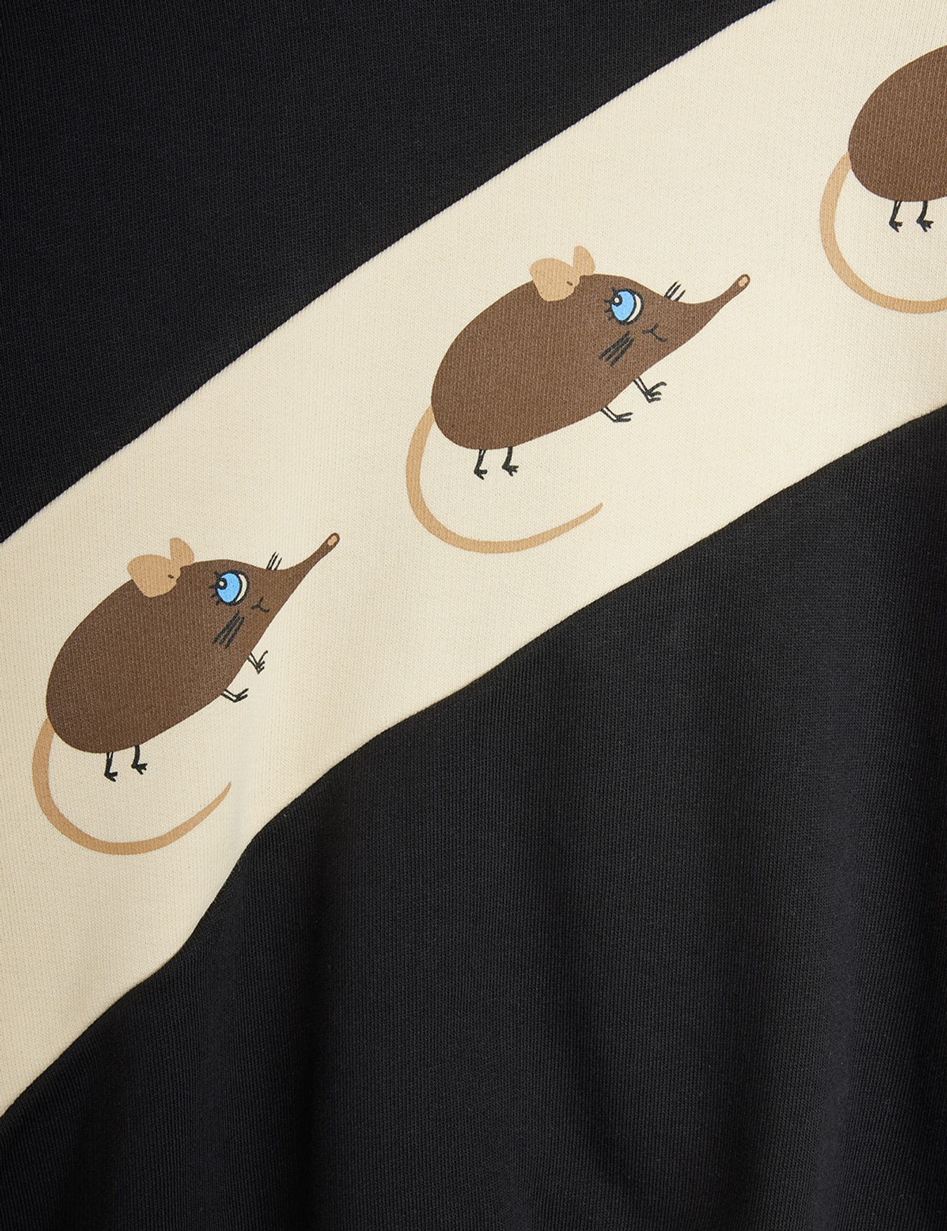 Sudadera Elephant Shrew Panel Negra