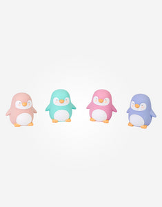 Juguetes de baño pingüinos