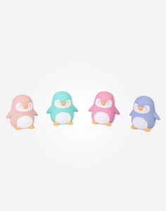 Juguetes de baño pingüinos