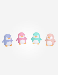 Juguetes de baño pingüinos