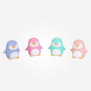 Juguetes de baño pingüinos